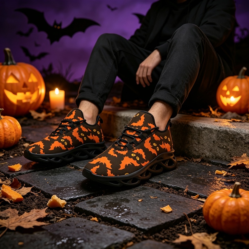 Men'S Shoes Limited Edition - أحذية عصرية للسيدات والرجال بطبعة خفاش