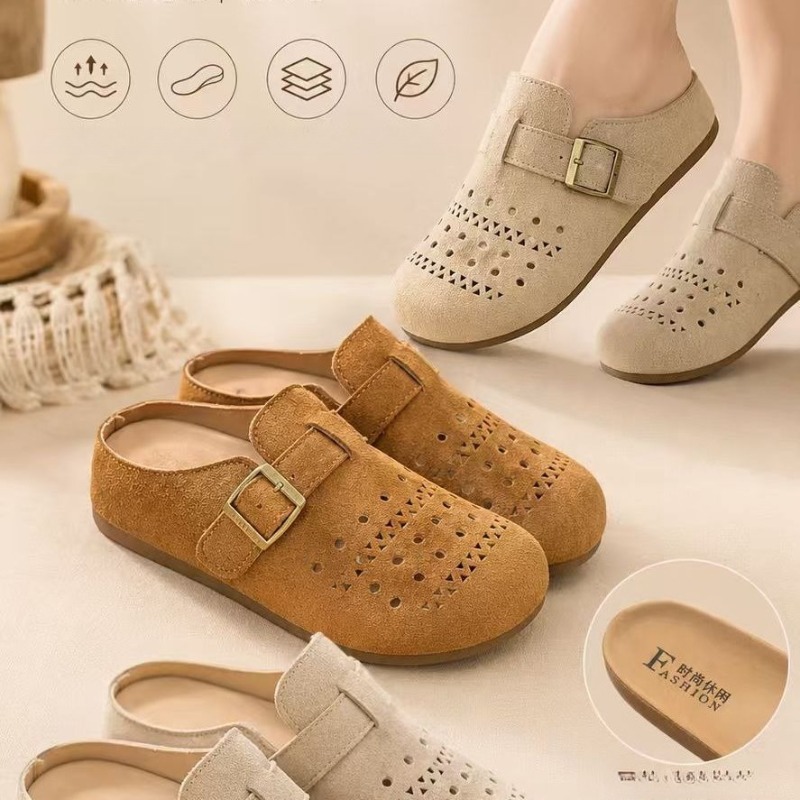 Men Shoes Men - صنادل نسائية صيفية سهلة الارتداء بنعل