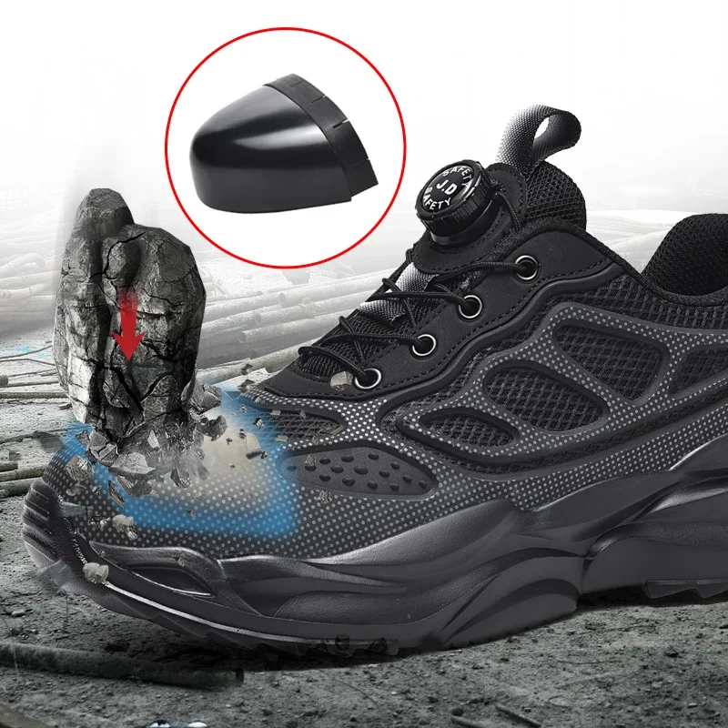 Men Shoes Jd - أحذية عمل بيضاء، أحذية أمان مريحة