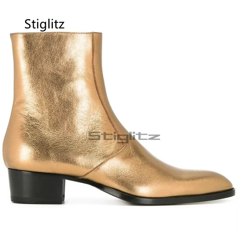 أحمر جلد طبيعي تشيلسي أحذية لل - مراجعة Men Shoes Size 11 وسعره