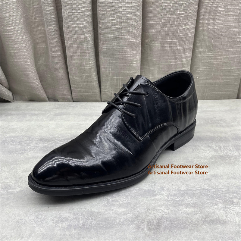 أحذية أكسفورد رجالية سوداء من  - مراجعة Men Shoes Classic وسعره