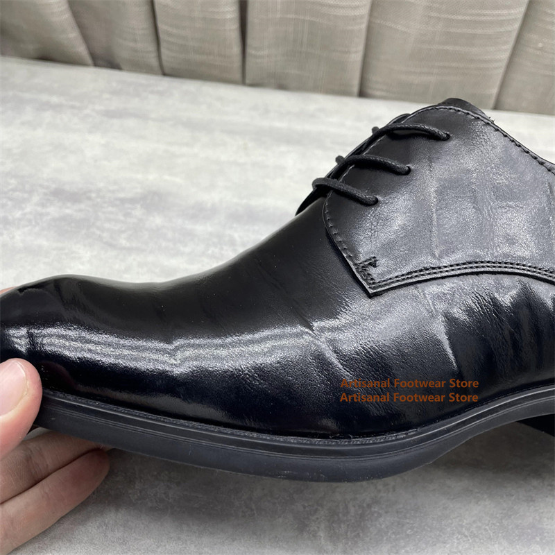 أحذية أكسفورد رجالية سوداء من  - مراجعة Men Shoes Classic وسعره