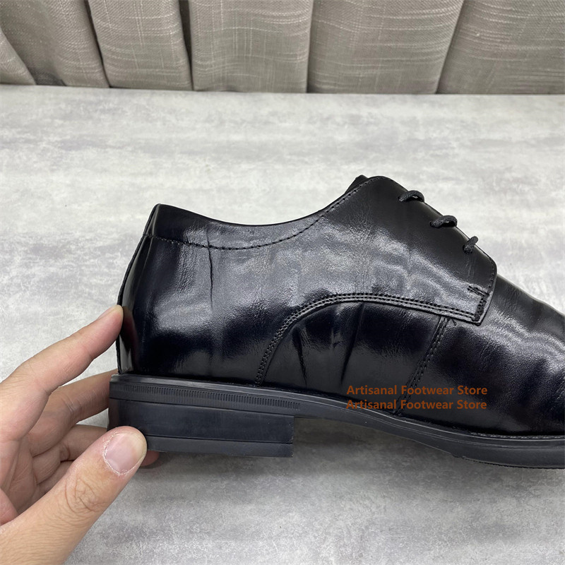 أحذية أكسفورد رجالية سوداء من  - مراجعة Men Shoes Classic وسعره