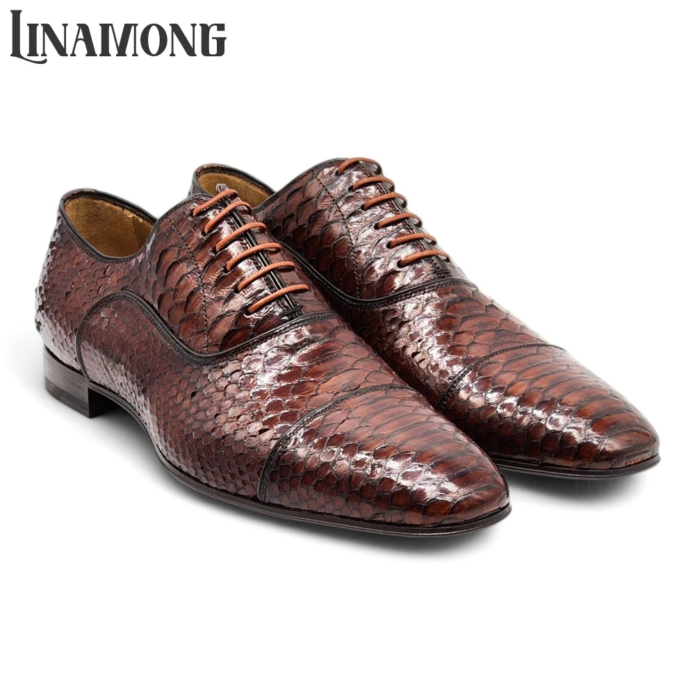 أحذية أكسفورد بنية من الجلد ال - مراجعة Men'S Shoes Limited Edition وسعره