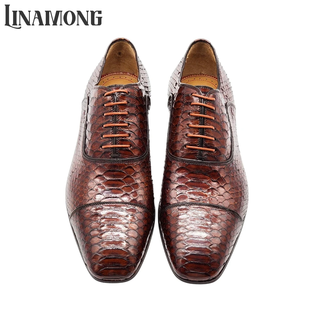 أحذية أكسفورد بنية من الجلد ال - مراجعة Men'S Shoes Limited Edition وسعره