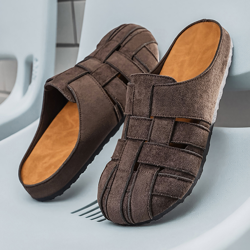 أحذية صيفية رجالية مسطحة للخار - مراجعة Men Shoes Size 11 وسعره