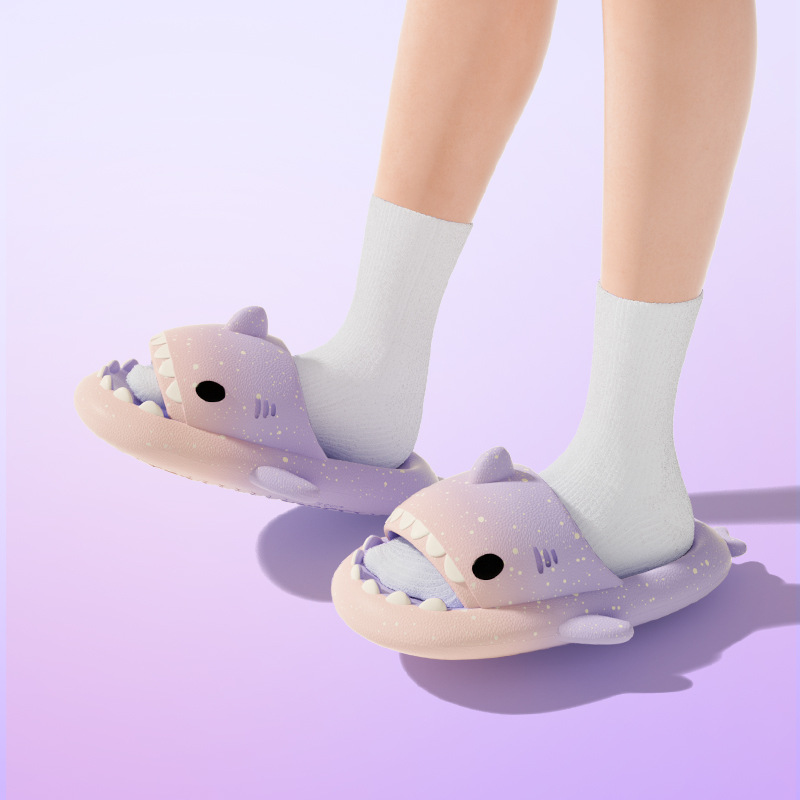 لطيف الكرتون القرش النعال للنس - مراجعة Men Shoes Men وسعره