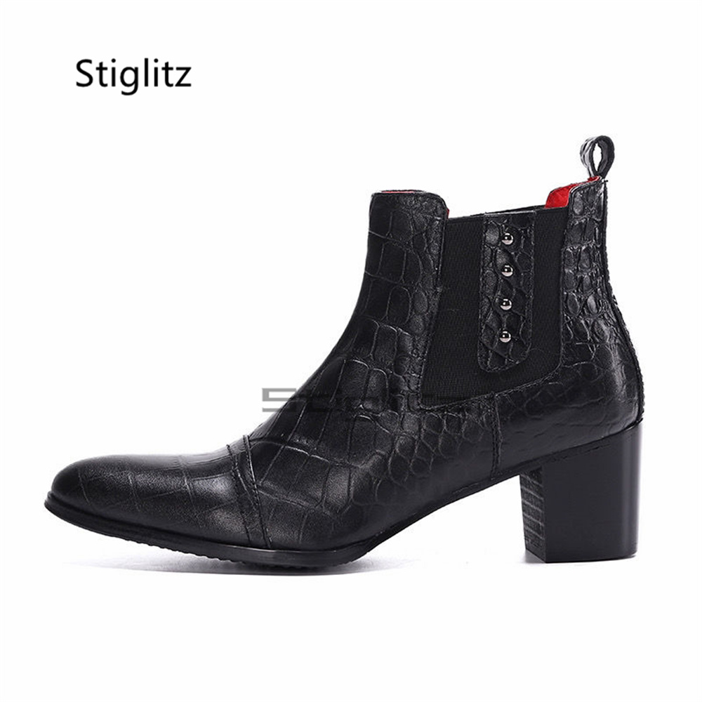 أحذية تشيلسي رجالية بكعب عالٍ  - مراجعة Men Shoes Size 11 وسعره