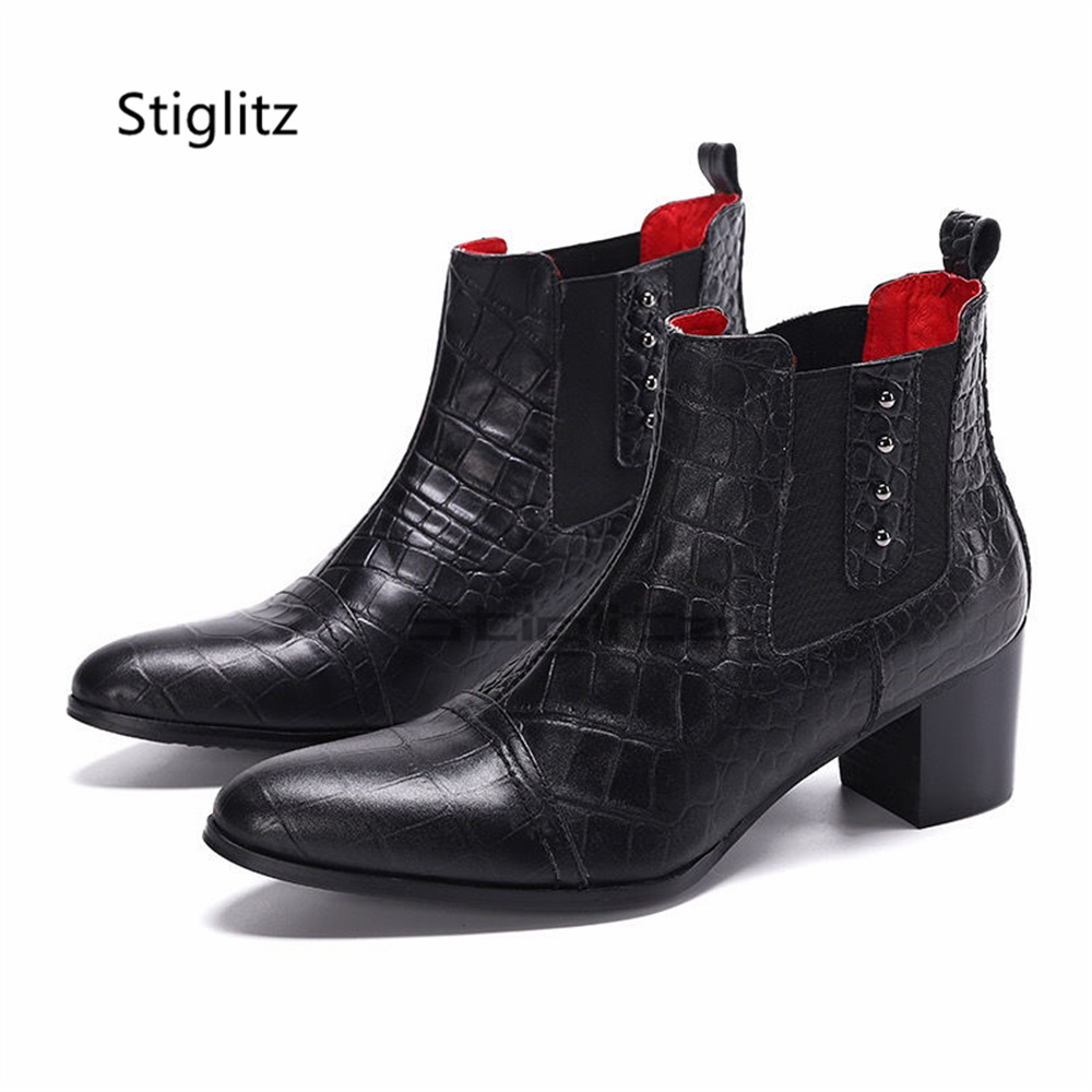 أحذية تشيلسي رجالية بكعب عالٍ  - مراجعة Men Shoes Size 11 وسعره