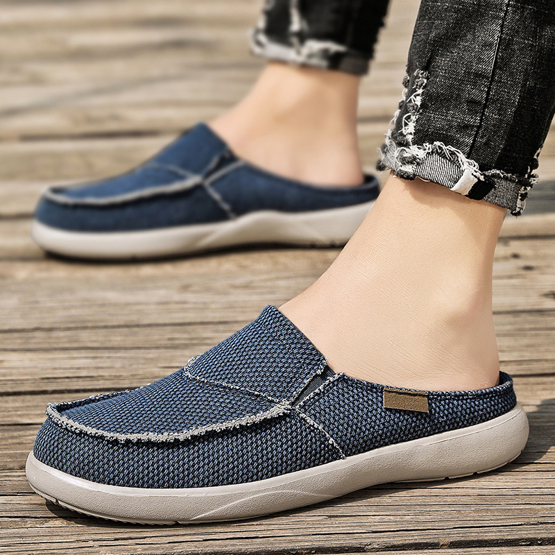 الدنيم قماش الرجال حذاء كاجوال - مراجعة Men Shoes Vans وسعره