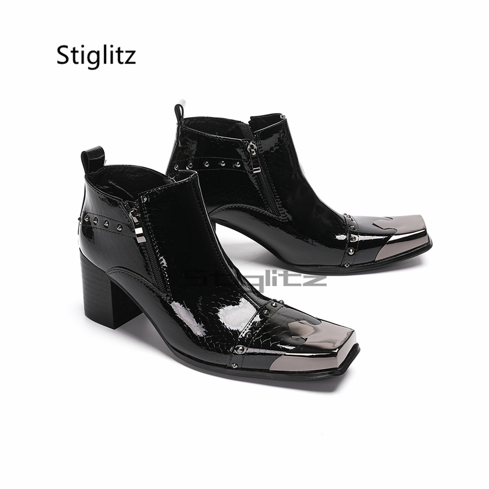 أحذية تشيلسي رجالية من الجلد ا - مراجعة Men Shoes Size 11 وسعره