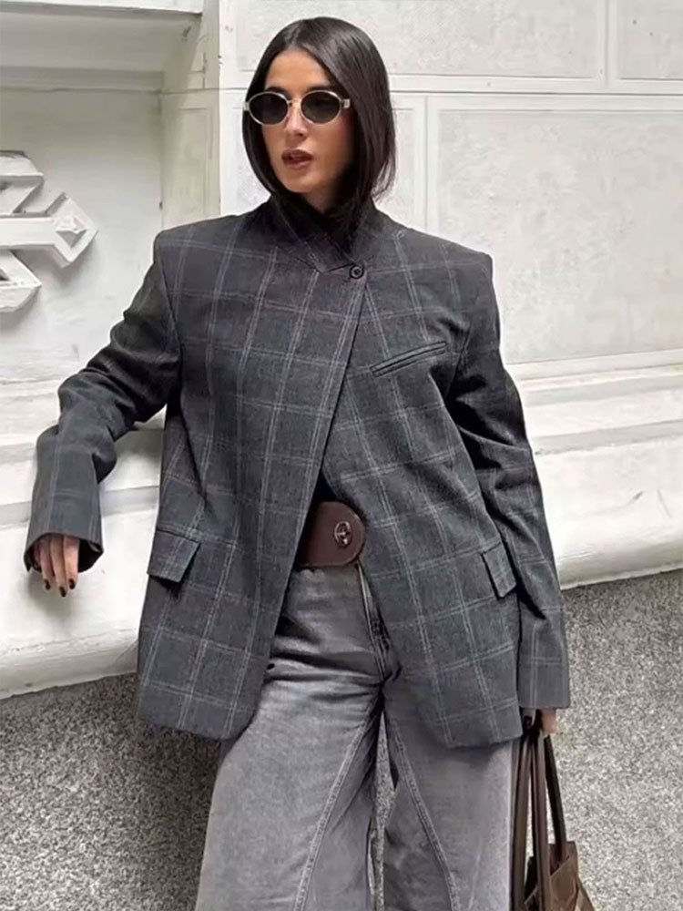جاكيت بليزر نسائي أنيق بنقشة ا - مراجعة Men Shoes Jd وسعره
