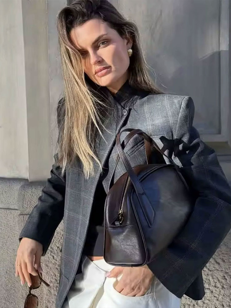 جاكيت بليزر نسائي أنيق بنقشة ا - مراجعة Men Shoes Jd وسعره