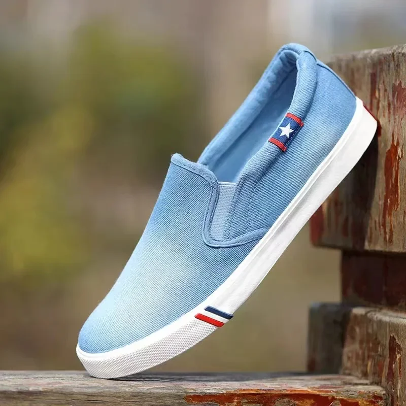 الدنيم حذاء قماش رجالي الانزلا - مراجعة Men Shoes Vans وسعره