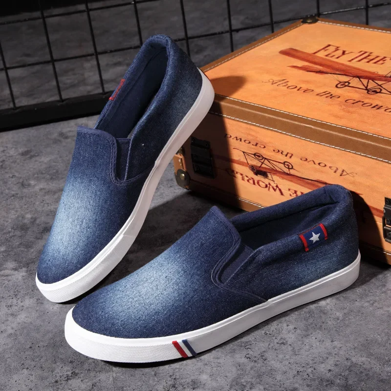 الدنيم حذاء قماش رجالي الانزلا - مراجعة Men Shoes Vans وسعره